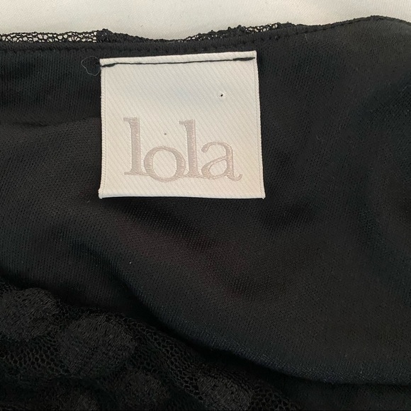 Lola One Shoulder Black Mini Dress - Picture 4 of 7